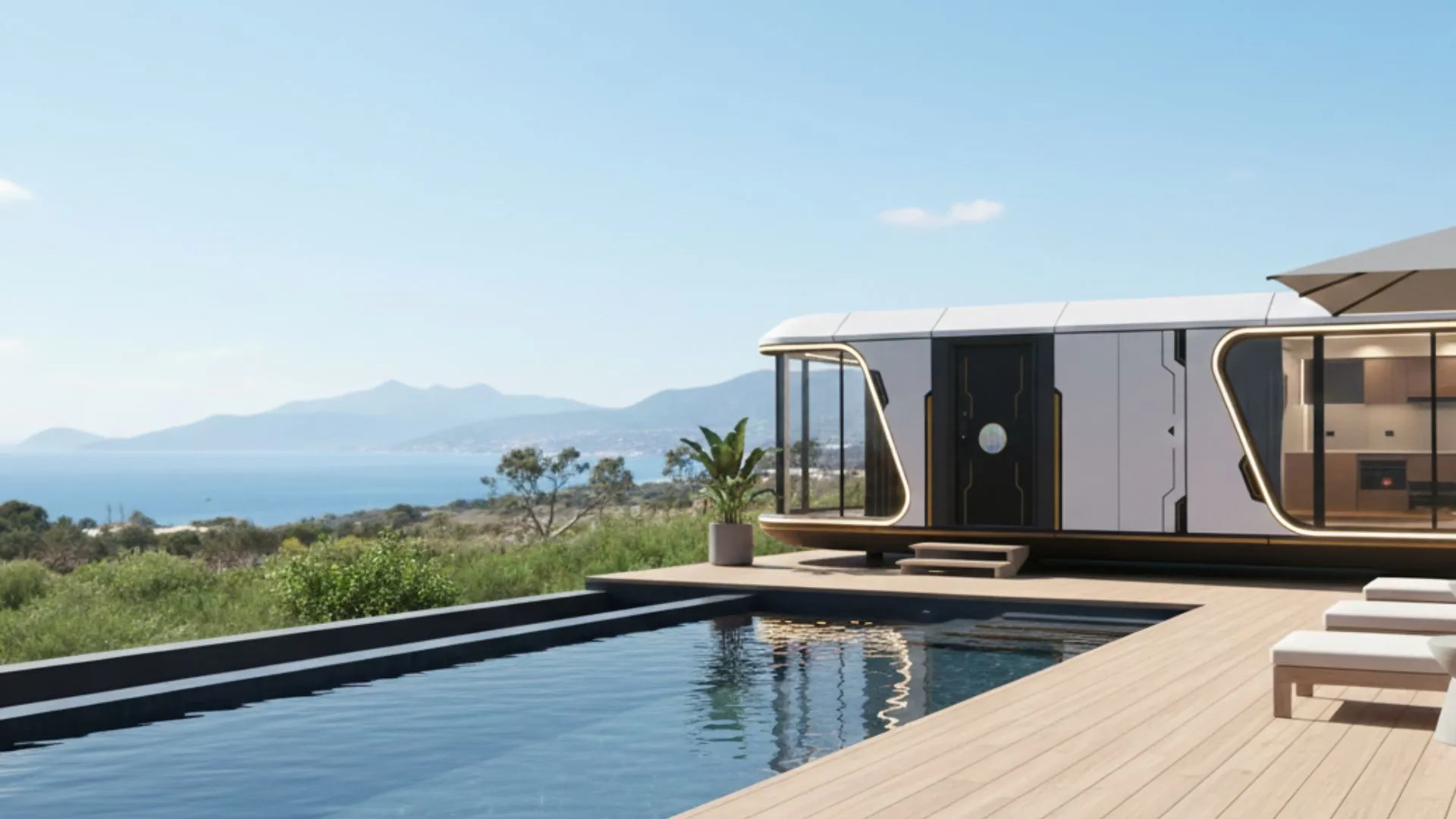 Capsule house for sale in Australia by Joey Luxe for Airbnb staycation and landowner investment