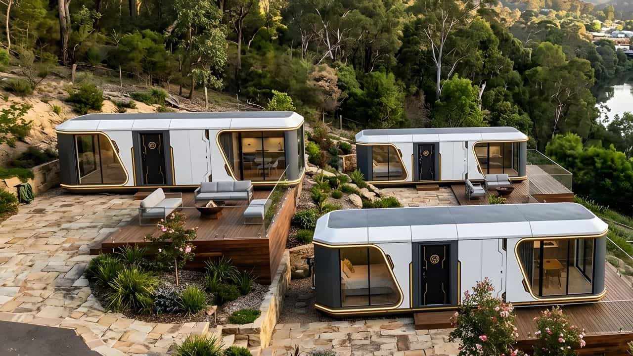 Joey Luxe modular villa installed at Australian resort property