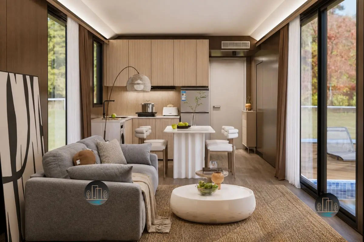 Joey Luxe capsule interior — land monetisation Australia